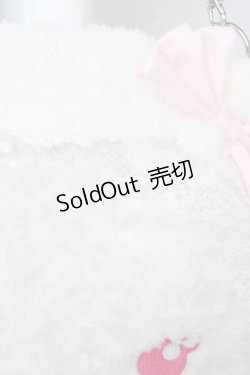 画像3: BABY,THE STARS SHINE BRIGHT / うさくみゃんのおかおBag  シロ×ピンク O-26-04-01-030-BA-BG-IG-OS