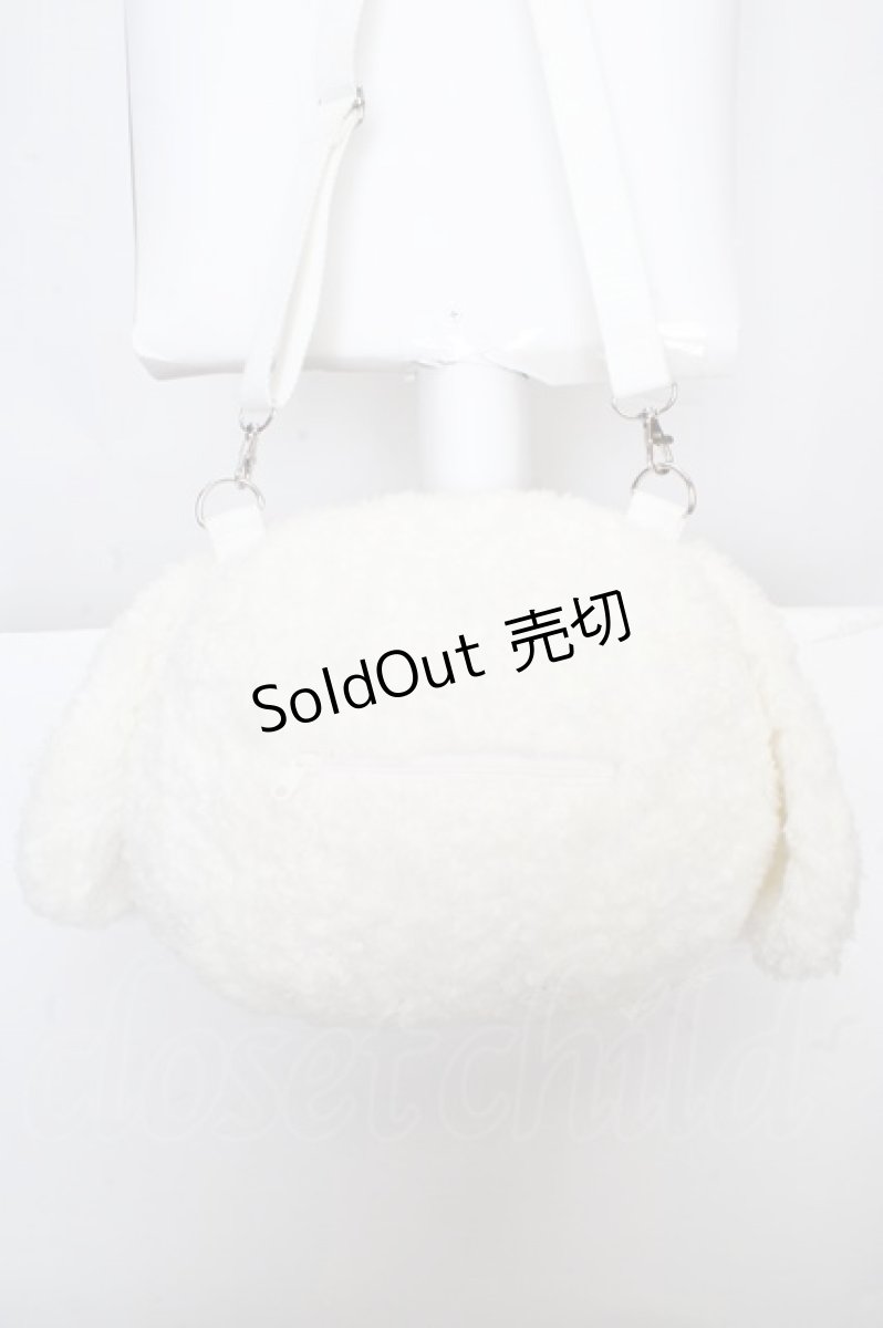 画像4: BABY,THE STARS SHINE BRIGHT / うさくみゃんのおかおBag  シロ×ピンク O-26-04-01-030-BA-BG-IG-OS (4)