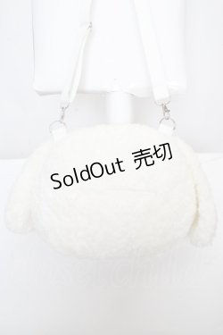 画像4: BABY,THE STARS SHINE BRIGHT / うさくみゃんのおかおBag  シロ×ピンク O-26-04-01-030-BA-BG-IG-OS