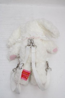 画像2: BABY,THE STARS SHINE BRIGHT / うさくみゃリュックミニミニ  シロ×ピンク O-26-04-01-032-BA-ZA-IG-OS