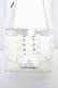 画像1: ATELIER PIERROT / Enchanted Corset Bag  ホワイト O-26-04-01-033-EL-BG-IG-OS (1)