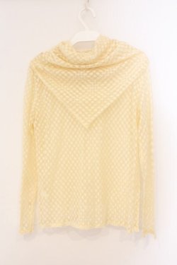 画像2: KANEKO ISAO / 透かし長袖トップス  生成り O-26-04-02-034-EL-TO-IG-OS