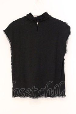 画像3: KANEKO ISAO / レースティアードノースリーブトップス  クロ O-26-04-02-036-EL-TS-IG-OS