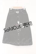 PINK HOUSE / ロゴPHプリントスカート  クロ O-26-04-02-004-LO-SK-OW-OS