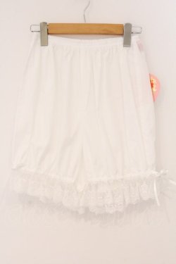 画像1: BABY,THE STARS SHINE BRIGHT / うさくみゃちゃんレースドロワーズ  シロ O-26-04-02-039-BA-PA-IG-OS