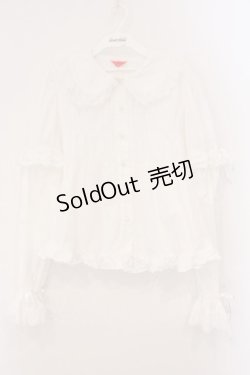 画像1: BABY,THE STARS SHINE BRIGHT / 袖取り外しベビードールブラウス  シロ O-26-04-02-040-BA-BL-IG-OS