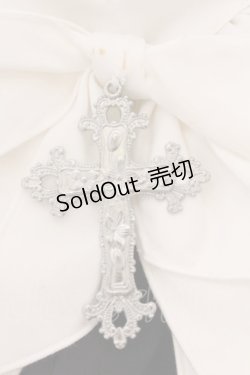 画像2: MARBLE / ボリュームタイ付きブラウス付き風ジャケット  ホワイト×ブラック O-26-04-02-042-GO-JA-IG-OS