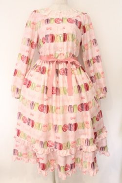 画像1: Emily Temple cute / doux macaronロングワンピース  ピンク O-26-04-02-047-ET-OP-IG-OS