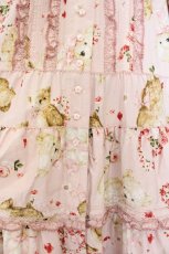画像3: PINK HOUSE / テディローズプリントワンピース  ピンク O-26-04-02-048-LO-OP-OW-OS (3)