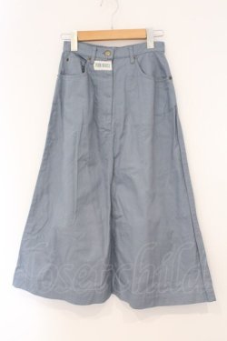 画像1: PINK HOUSE / ロゴワッペンスカート  ブルー O-26-04-02-006-LO-SK-OW-OS