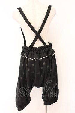 画像4: ALICE and the PIRATES / 空中散歩パンツ  クロ×シロクロドット O-26-04-02-050-PA-PA-OW-OS