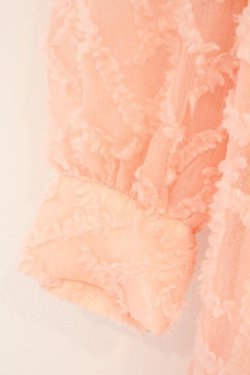 画像2: merry jenny / fluffyパフスリーブミニワンピース F ピンク（オレンジ寄り） O-26-04-02-051-LO-OP-OW-OS