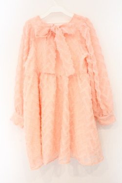 画像3: merry jenny / fluffyパフスリーブミニワンピース F ピンク（オレンジ寄り） O-26-04-02-051-LO-OP-OW-OS