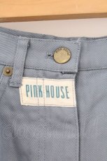 画像2: PINK HOUSE / ロゴワッペンスカート  ブルー O-26-04-02-006-LO-SK-OW-ZT656 (2)