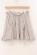 画像1: Candy Stripper / RIBBON COTTON LACE スカート 2 グレー O-26-04-02-054-PU-SK-OW-OS (1)