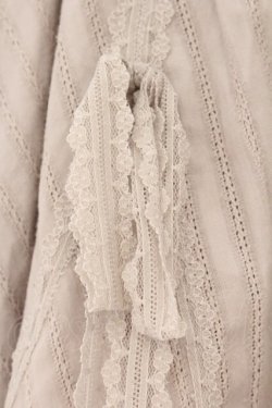 画像2: Candy Stripper / RIBBON COTTON LACE スカート 2 グレー O-26-04-02-054-PU-SK-OW-OS