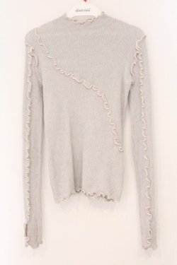 画像1: merry jenny / メロウリブニット F グレー O-26-04-02-057-LO-TO-OW-OS