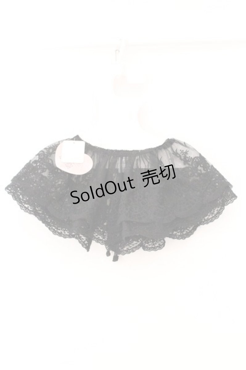 画像3: m petit by misako / AMレース付け襟  クロ O-26-04-02-062-LO-ZA-IG-OS (3)