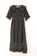 画像1: m petit by misako / 梨地水玉半袖ワンピース S クロ O-26-04-02-063-LO-OP-IG-OS (1)