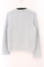 画像5: PINK HOUSE / マーガレットモチーフ使いニットカーディガン  サックス O-26-04-02-065-LO-TO-OW-OS (5)