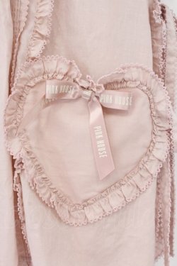 画像3: PINK HOUSE / フード付きローンタブリエ  ピンク O-26-04-02-067-LO-TO-OW-OS