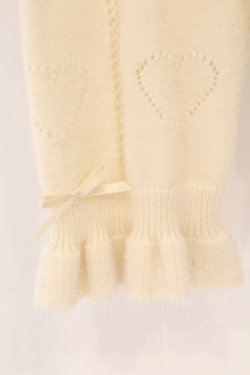 画像3: PINK HOUSE / ハート透かし柄タートルニット  アイボリー O-26-04-02-068-LO-TO-OW-OS