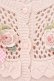 画像2: PINK HOUSE / テディ＆ローズモチーフヨークニットカーディガン  ピンク O-26-04-02-069-LO-TO-OW-OS (2)