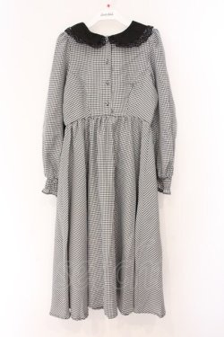 画像1: m petit by misako / サンリオキャラクターズコラボ クロミワンピース M クロ O-26-04-02-070-LO-OP-OW-OS