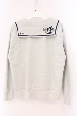 画像3: Secret Honey / セーラーZIPパーカー 2 グレー O-26-04-02-072-CA-TO-OW-OS