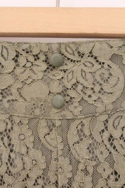 画像2: an another angelus / 総レースフレアースカート  グリーン O-26-04-02-020-CA-SK-IG-OS