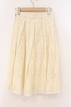 画像3: an another angelus / テーブルクロス風レースタックスカート  アイボリー O-26-04-02-021-CA-SK-IG-OS