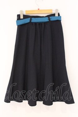 画像3: an another angelus / マリンスカーフ付きマーメイドスカート  クロ O-26-04-02-022-CA-SK-IG-OS