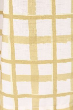 画像2: an another angelus / ハンドペイントチェックスカート  イエロー O-26-04-02-024-CA-SK-IG-OS