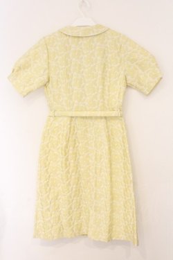 画像3: an another angelus / ジャガードパイピング使いワンピース  イエロー O-26-04-02-029-CA-OP-IG-OS