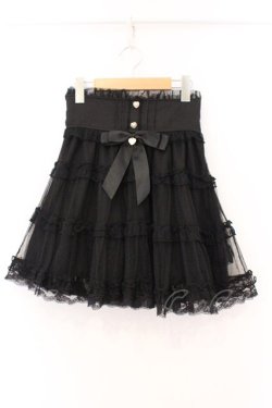 画像1: LIZ LISA / ボリュームティアードスカパン 0 クロ O-26-04-04-038-LO-SK-OW-OS