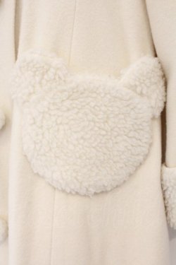 画像3: Angelic Pretty / くまちゃんコート  アイボリー O-26-04-04-044-AP-CO-OW-OS