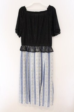 画像3: axes femme / ミュルーズドッキングワンピース M ネイビー O-26-04-04-050-AX-OP-OW-OS