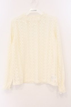 画像1: m petit by misako / レースインナートップス M アイボリー O-26-04-04-051-LO-TO-OW-OS