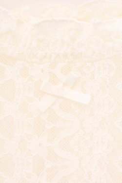 画像2: m petit by misako / レースインナートップス M アイボリー O-26-04-04-051-LO-TO-OW-OS