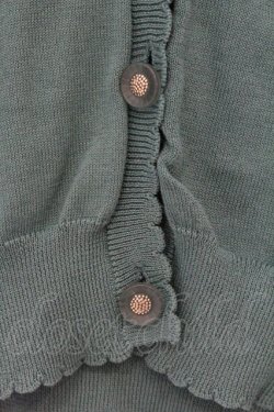 画像2: F&A / マーガレット釦UVカットニットカーディガン F グリーン O-26-04-04-052-LO-TO-OW-OS