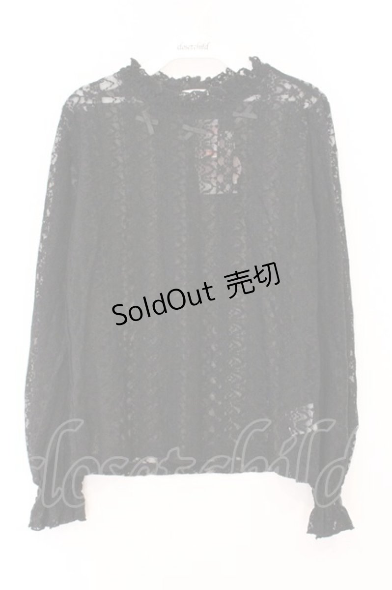 画像1: m petit by misako / レースインナートップス M クロ O-26-04-04-053-LO-TO-OW-OS (1)