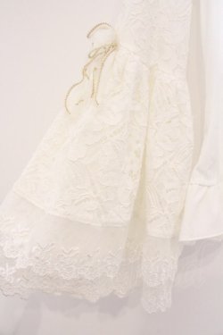 画像3: Sweet Angel / レーシー姫袖ブラウス M シロ O-26-04-04-056-LO-BL-OW-OS