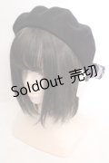 ATELIER PIERROT / ハリー・ポッターリボンブローチ付きレースアップベレー帽  レイブンクロー O-26-04-04-1025-EL-ZA-IG-OS