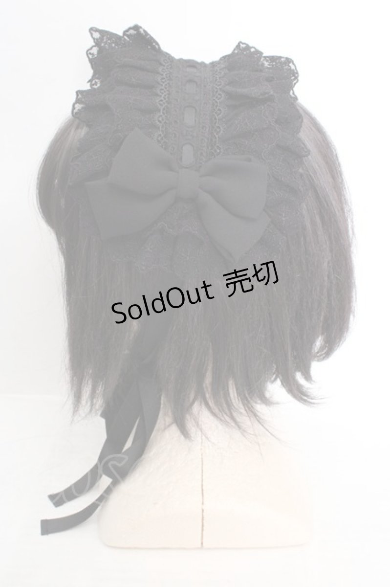 画像2: Vallee lys / Lace Enchantment Headdress  ブラック O-26-04-04-1026-GO-AC-IG-ZT424 (2)