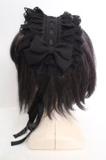 画像2: Vallee lys / Lace Enchantment Headdress  ブラック O-26-04-04-1026-GO-AC-IG-ZT424 (2)
