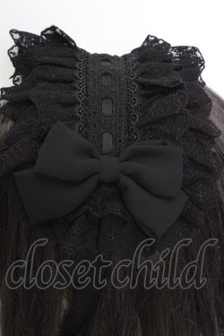 画像3: Vallee lys / Lace Enchantment Headdress  ブラック O-26-04-04-1026-GO-AC-IG-OS