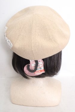 画像3: m petit by misako / TT*AMレースサーモベレー  ベージュ「 O-26-04-04-1027-LO-AC-IG-OS