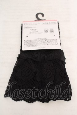 画像2: m petit by misako / AMレースショートアームカバー  クロ O-26-04-04-1030-LO-ZA-IG-OS