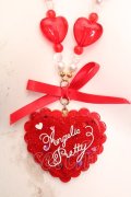 Angelic Pretty / Dream Heartネックレス  アカ O-26-04-04-1032-AP-AC-IG-OS