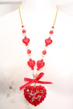 画像2: Angelic Pretty / Dream Heartネックレス  アカ O-26-04-04-1032-AP-AC-IG-OS